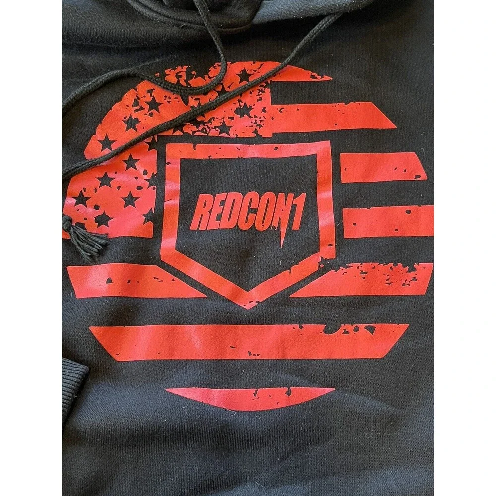 REDCON 1 Highest State Of Readiness Black/Red Gym‎ Sweatshirt/Hoodie Mens Large
